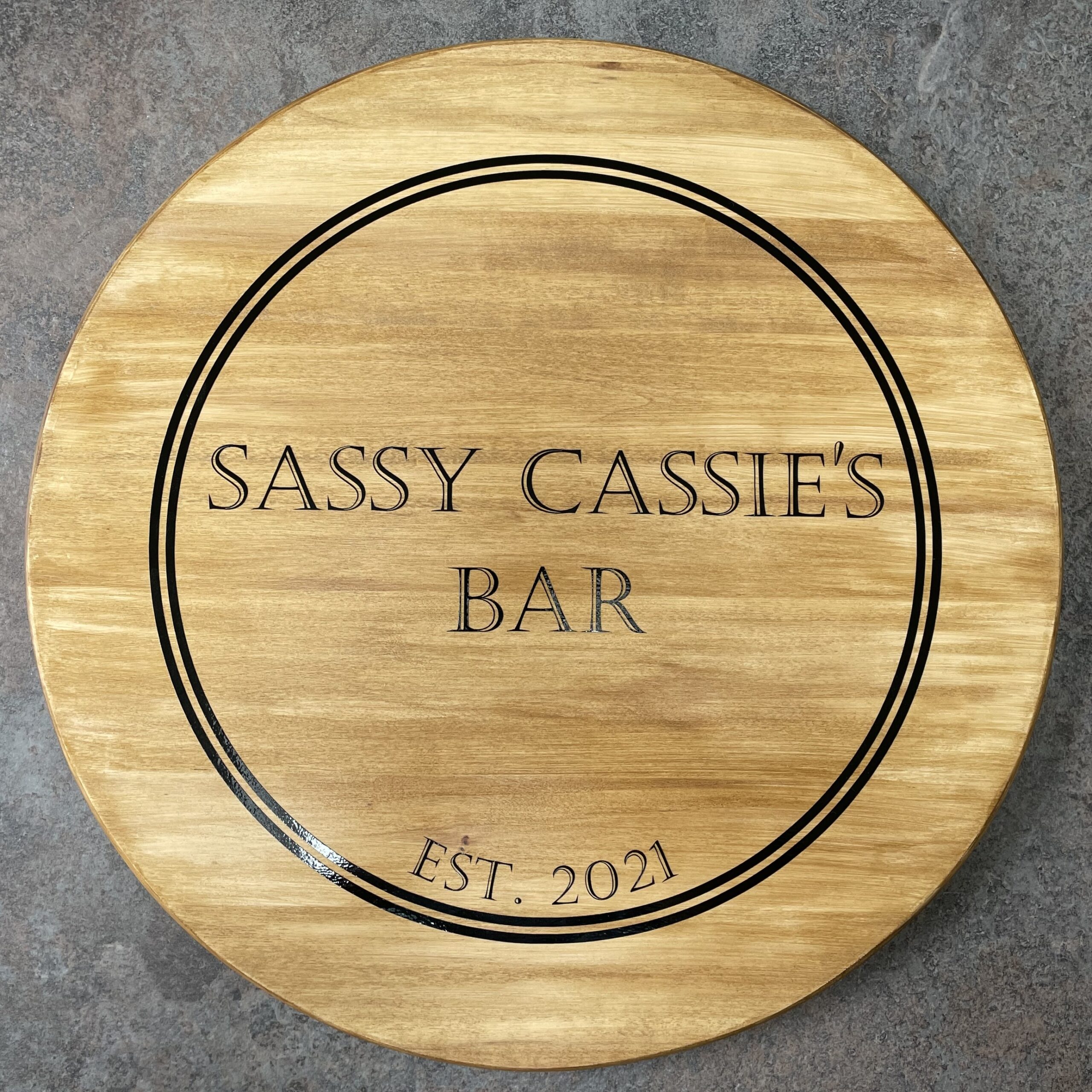 Personalised Wooden Home Bar Sign - Image 2